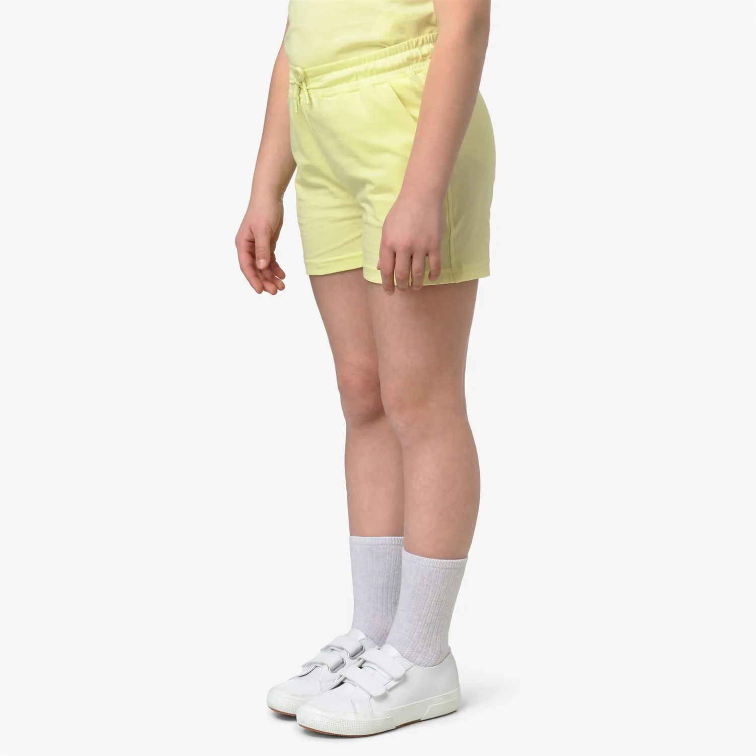 K-Way Vikette pantaloni scurți fete galben bumbac