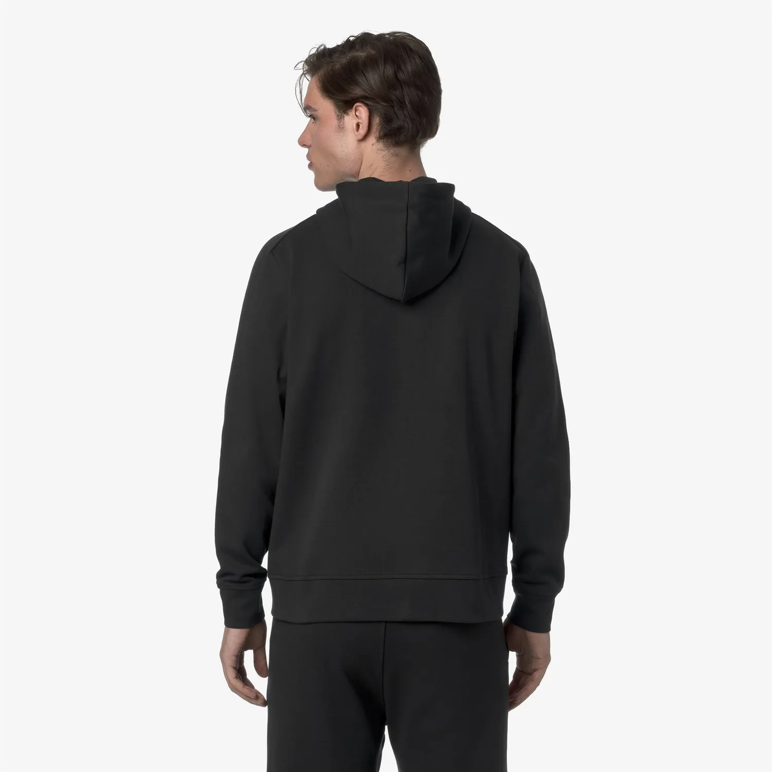 K-Way Anton K31367W hanorac fleece negru fermoar