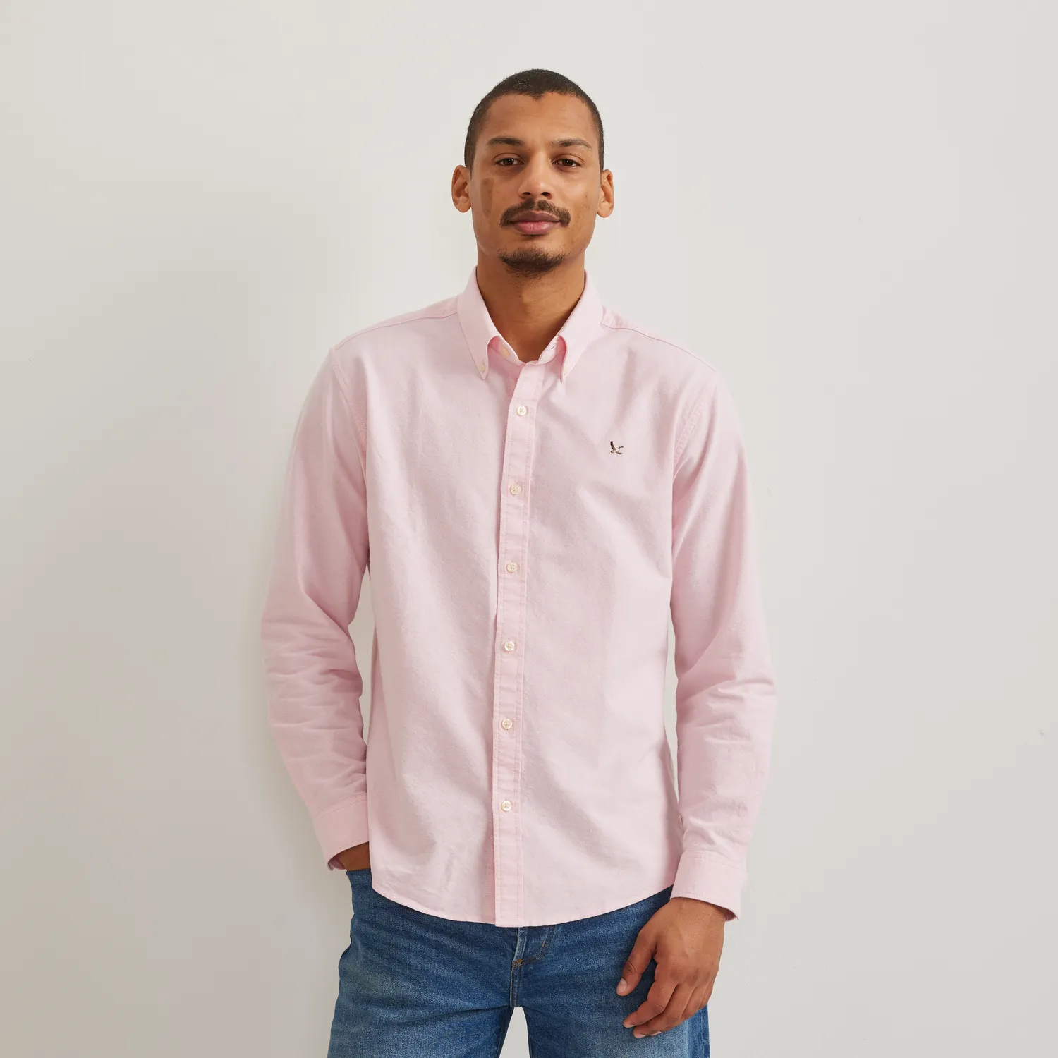 Eddie Bauer Eddie's Oxford cămașă albă bărbați