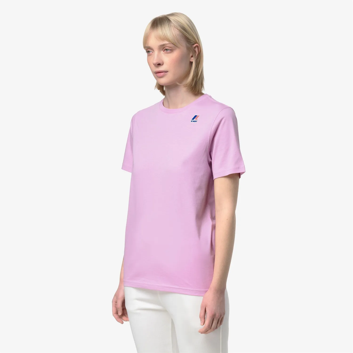 K-Way Leonide tricou unisex Roz Lavandă pliabil