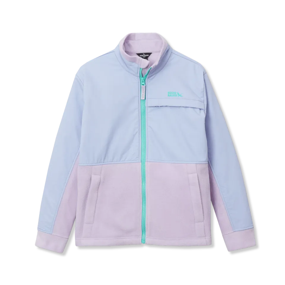 Eddie Bauer Chilali Fleece geacă copii lavandă călduroasă