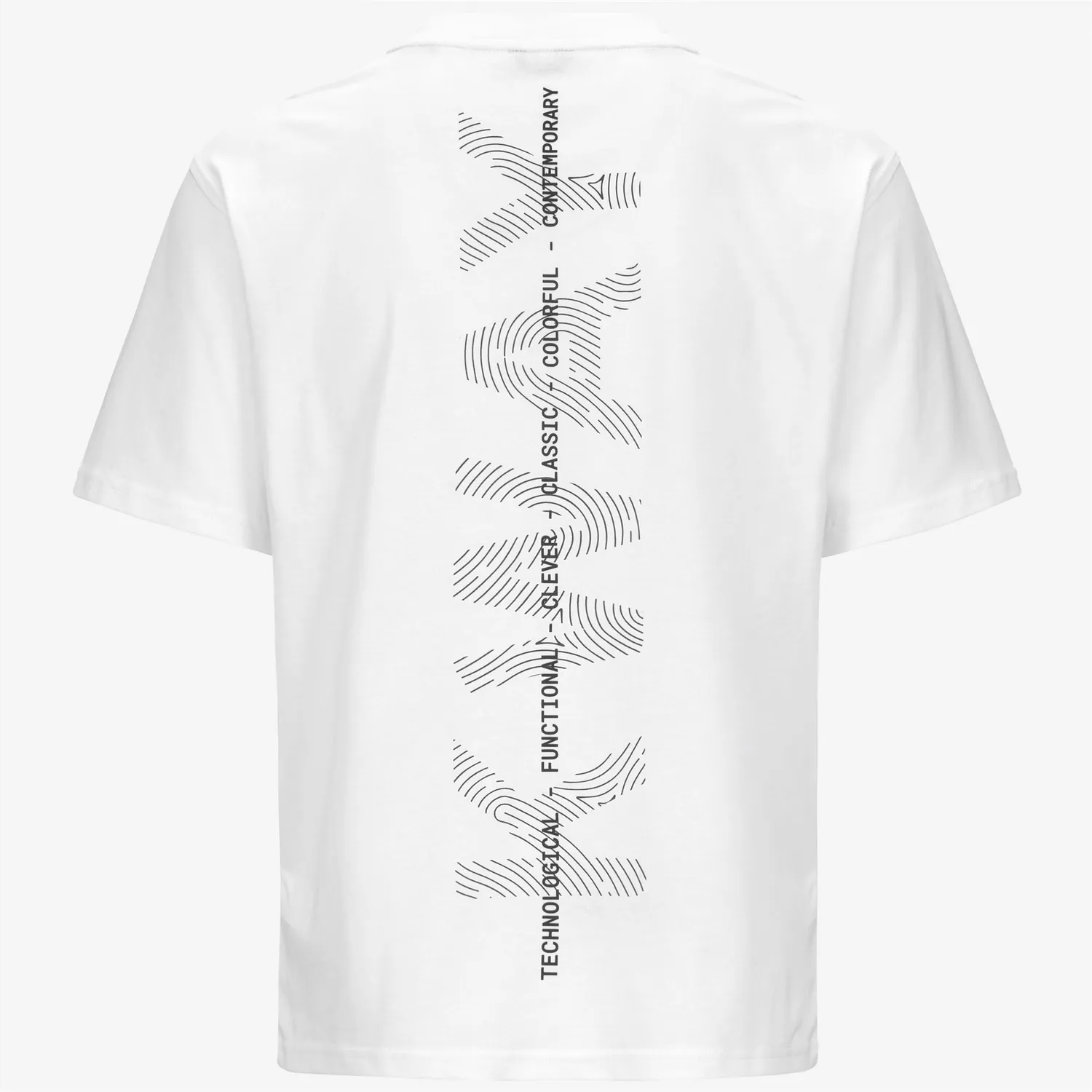 K-Way Solo K3138NW tricou barbati alb bumbac