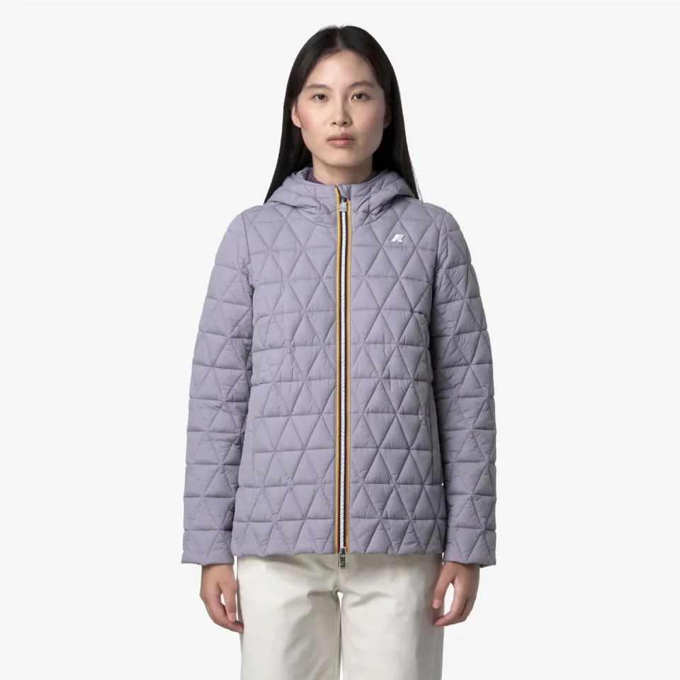 K-Way Madlaine geaca dama Violet Lavender matlasata scurta