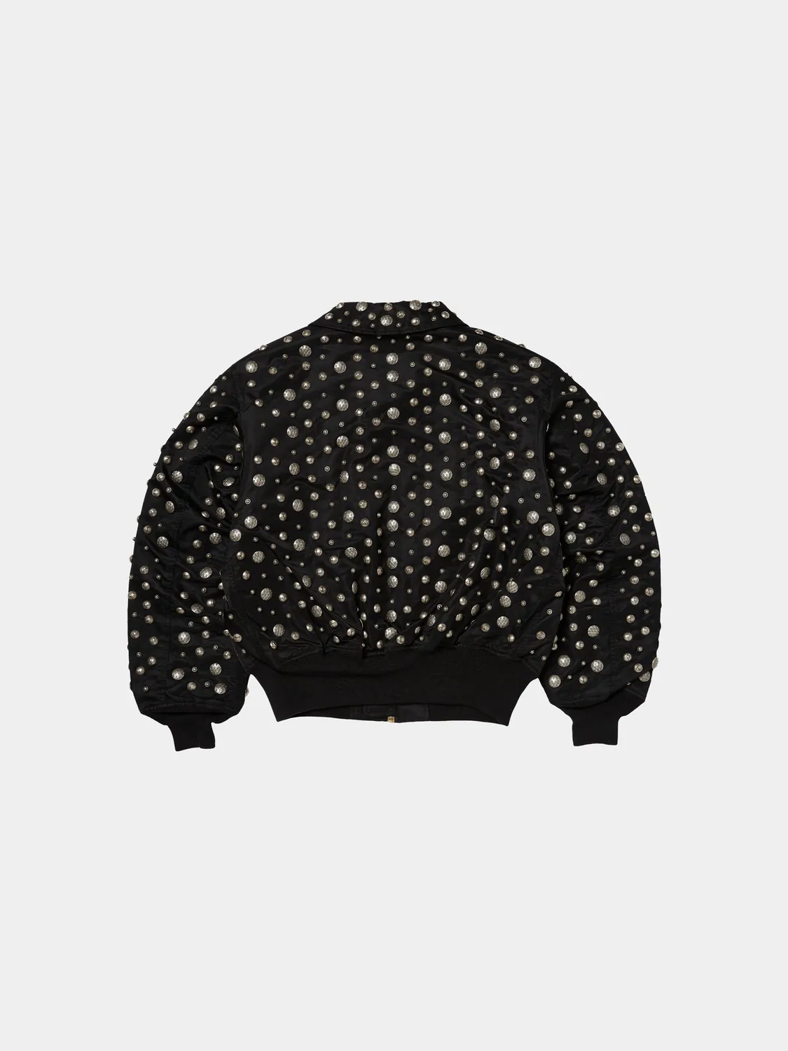 Alpha Industries CWU 45/P Thug Club geaca bomber negru cu tinte