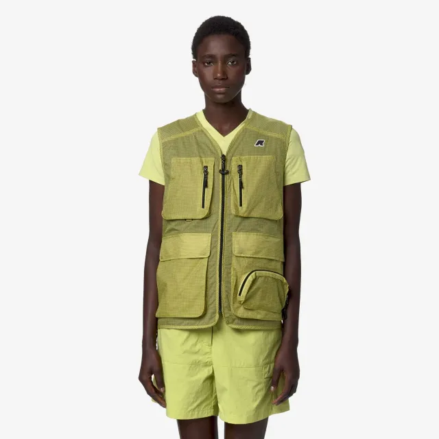 K-Way Allos vesta unisex verde impermeabila ripstop