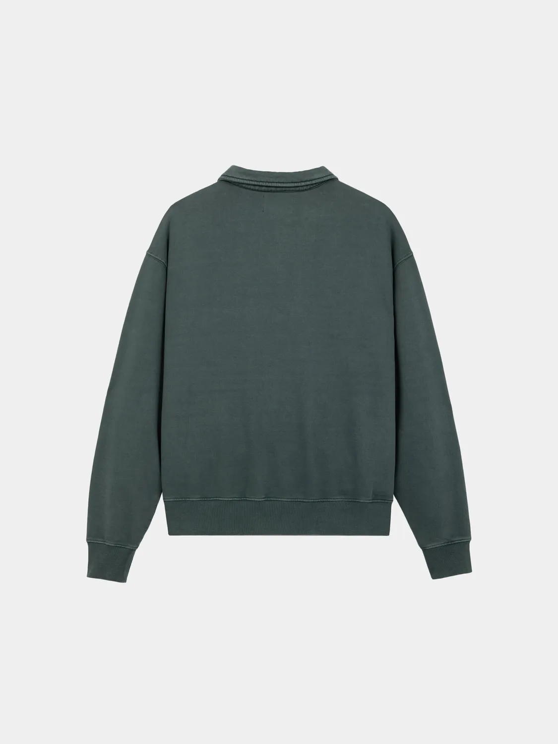 Alpha Industries Essential Quarter Zip bluza verde fermoar