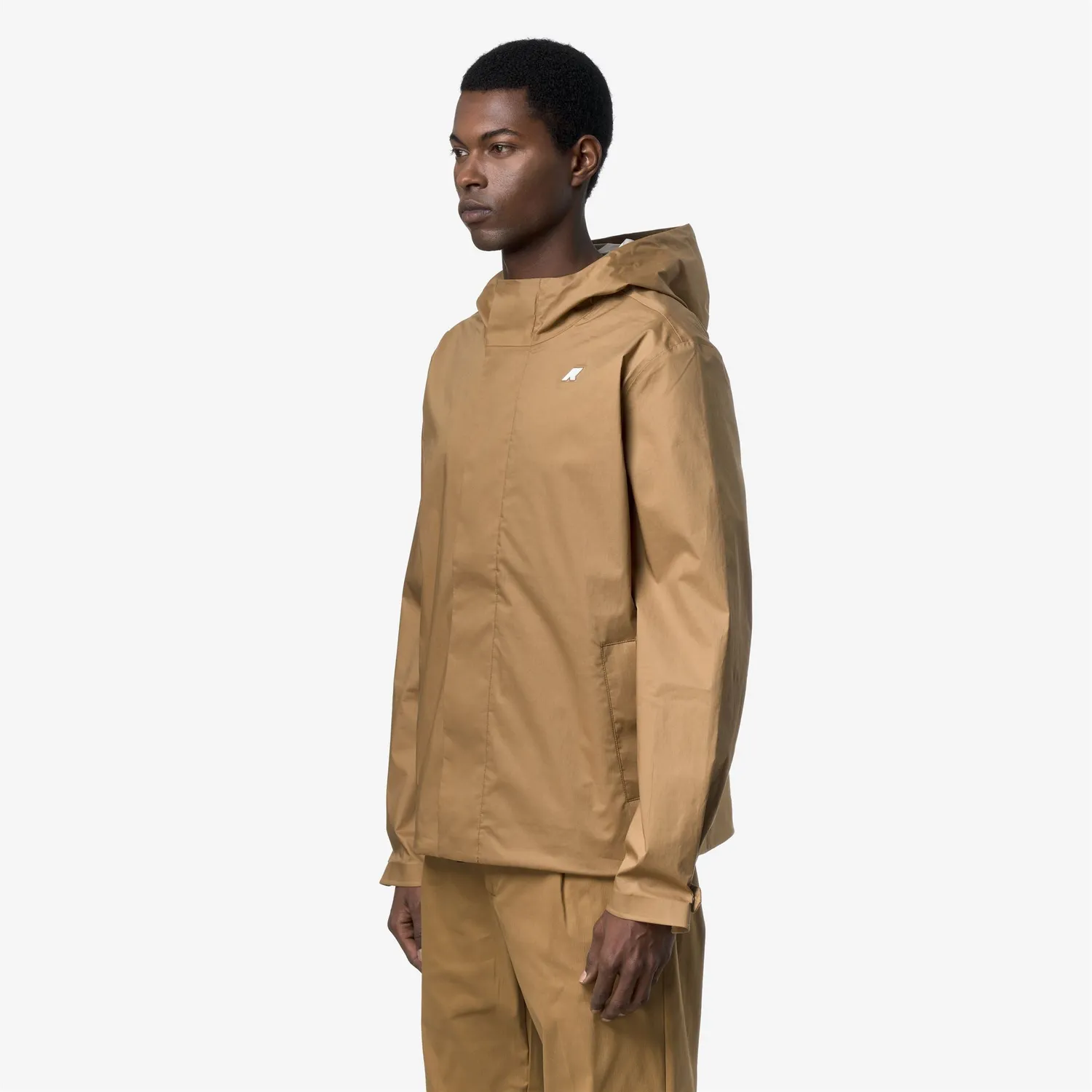 K-Way Jacko Cotton 3Layers geaca maro bistre impermeabila