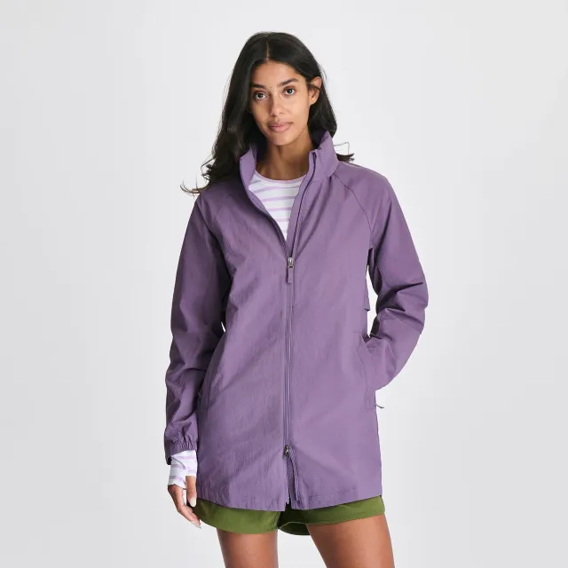 Eddie Bauer Travel Palton Dama Black pliabil