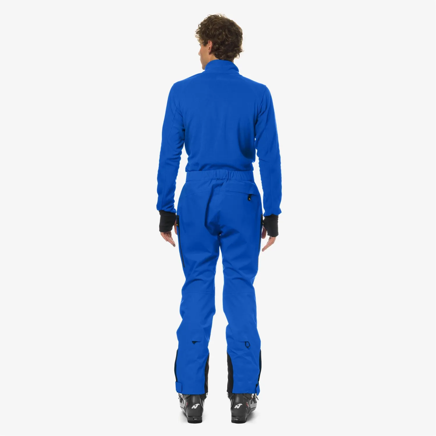 K-Way Aussois Micro Twill pantaloni schi albastru impermeabili