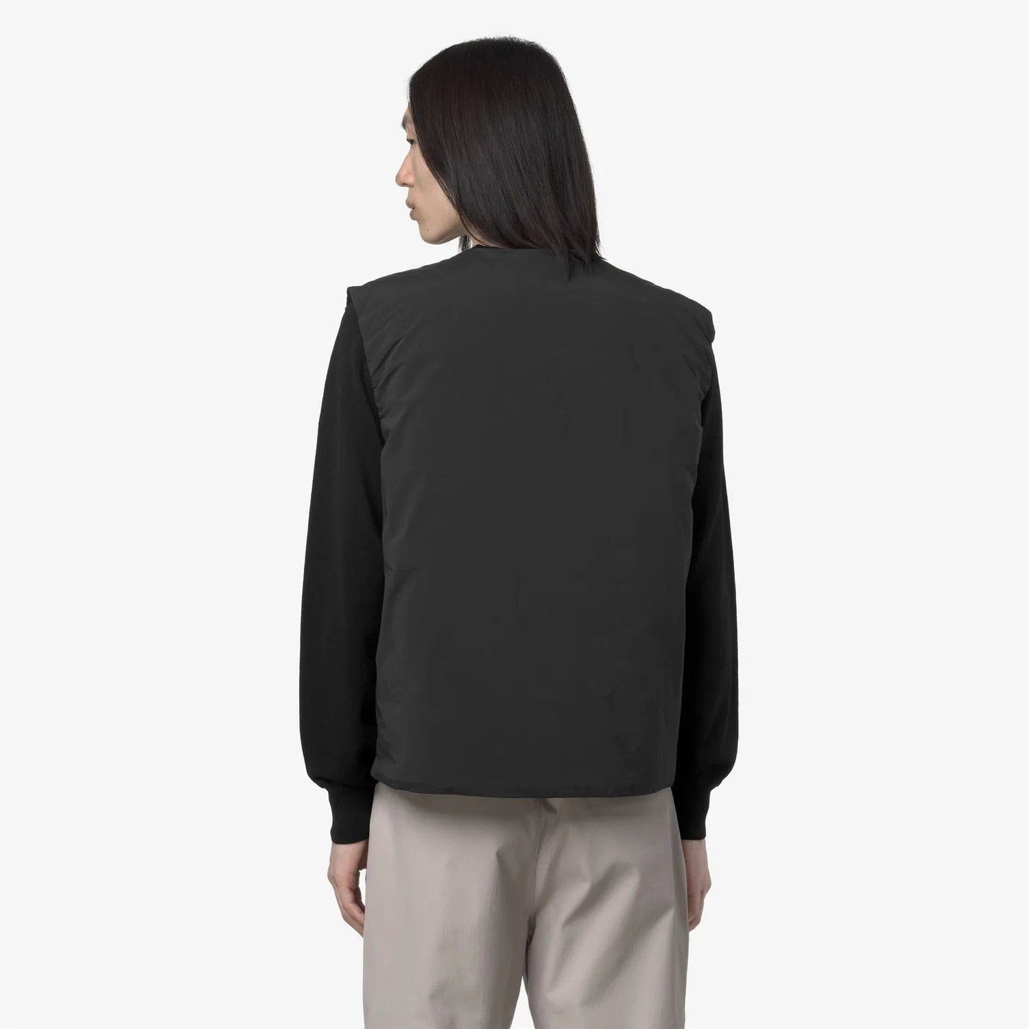 K-Way Valty Plain Warm vesta barbati negru Primaloft