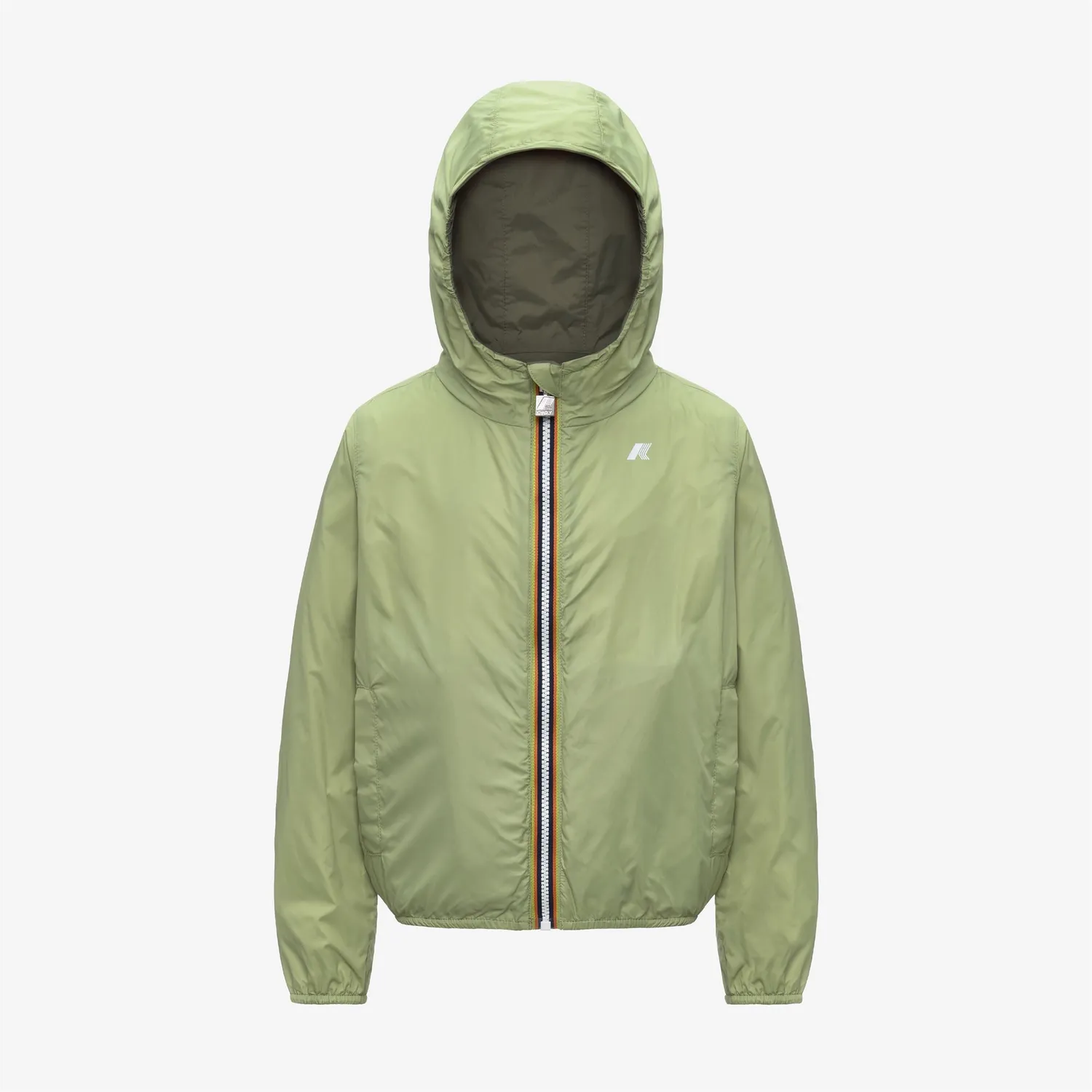 K-Way Jake Plus.2 Double geaca copii verde reversibila