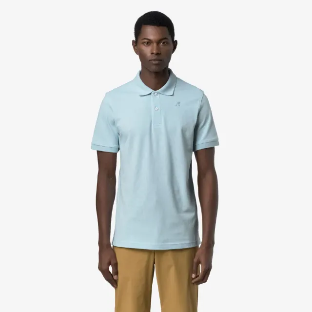 K-Way Amedee Pique Slim K5127BW polo albastru slim