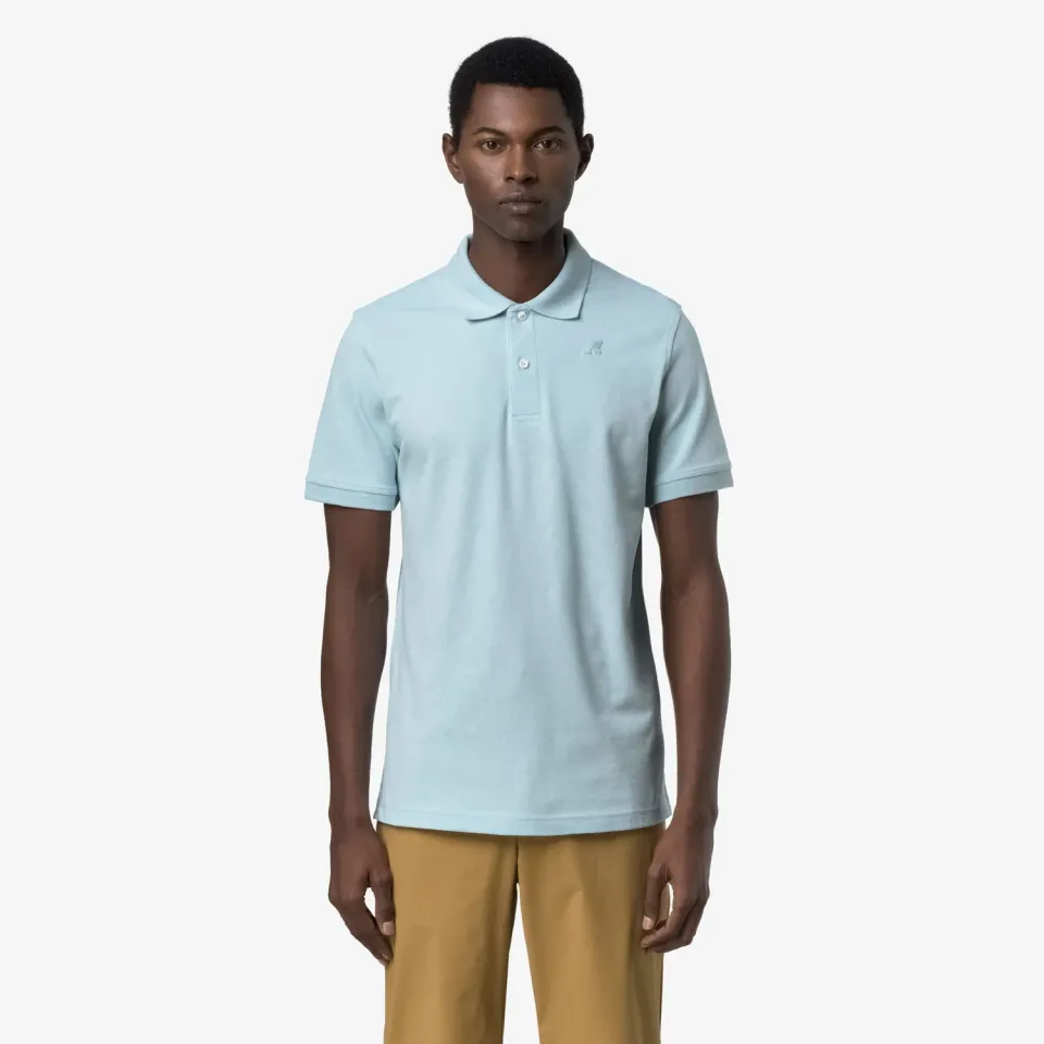 K-Way Amedee Pique Slim K5127BW polo albastru slim