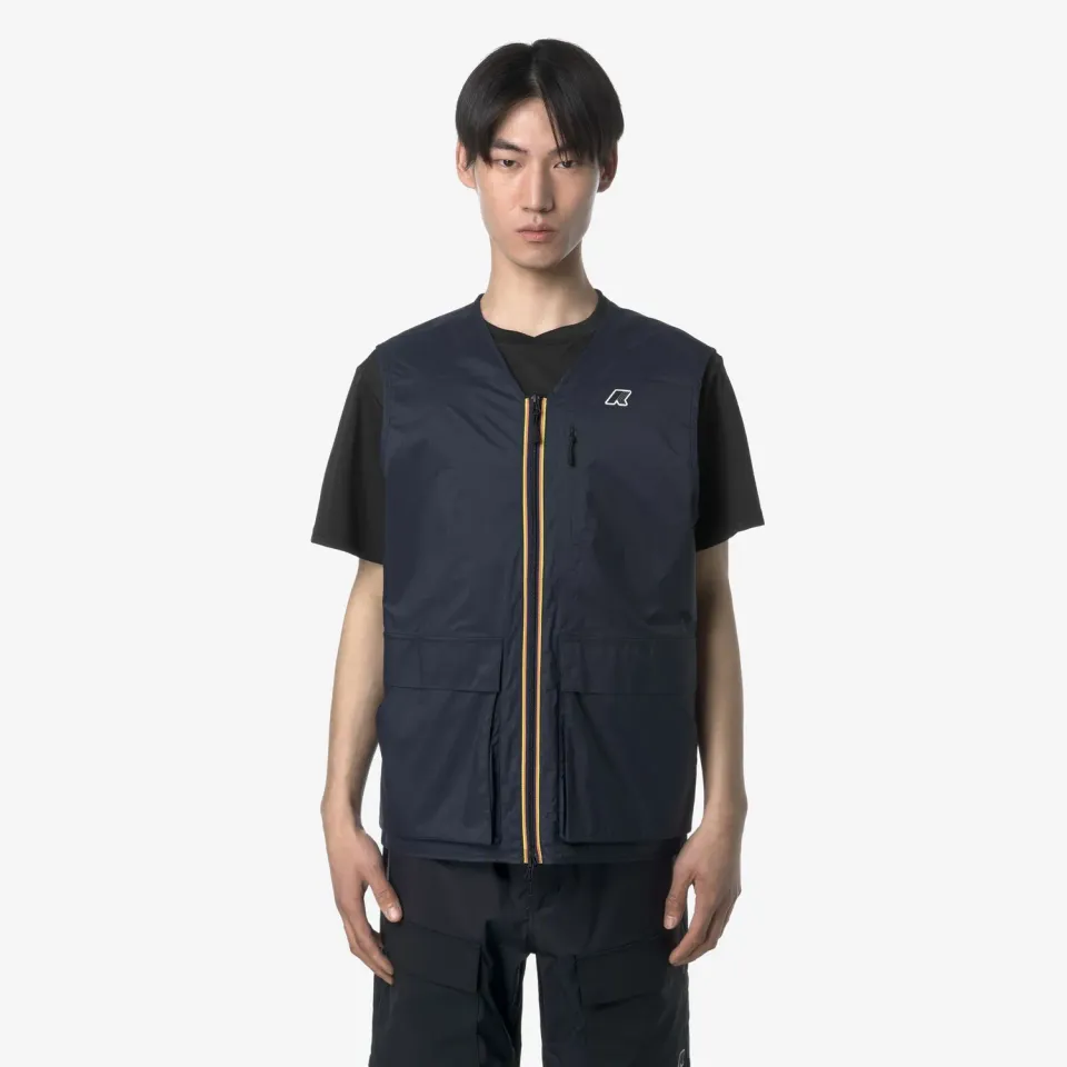 K-Way Gorges vesta unisex albastru impermeabila