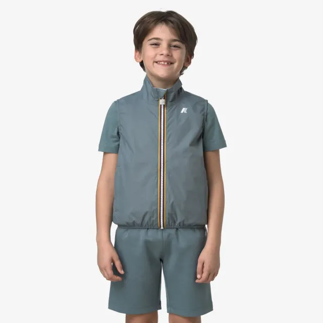 K-Way P. Valen Plus.2 Double vestă băieți verde