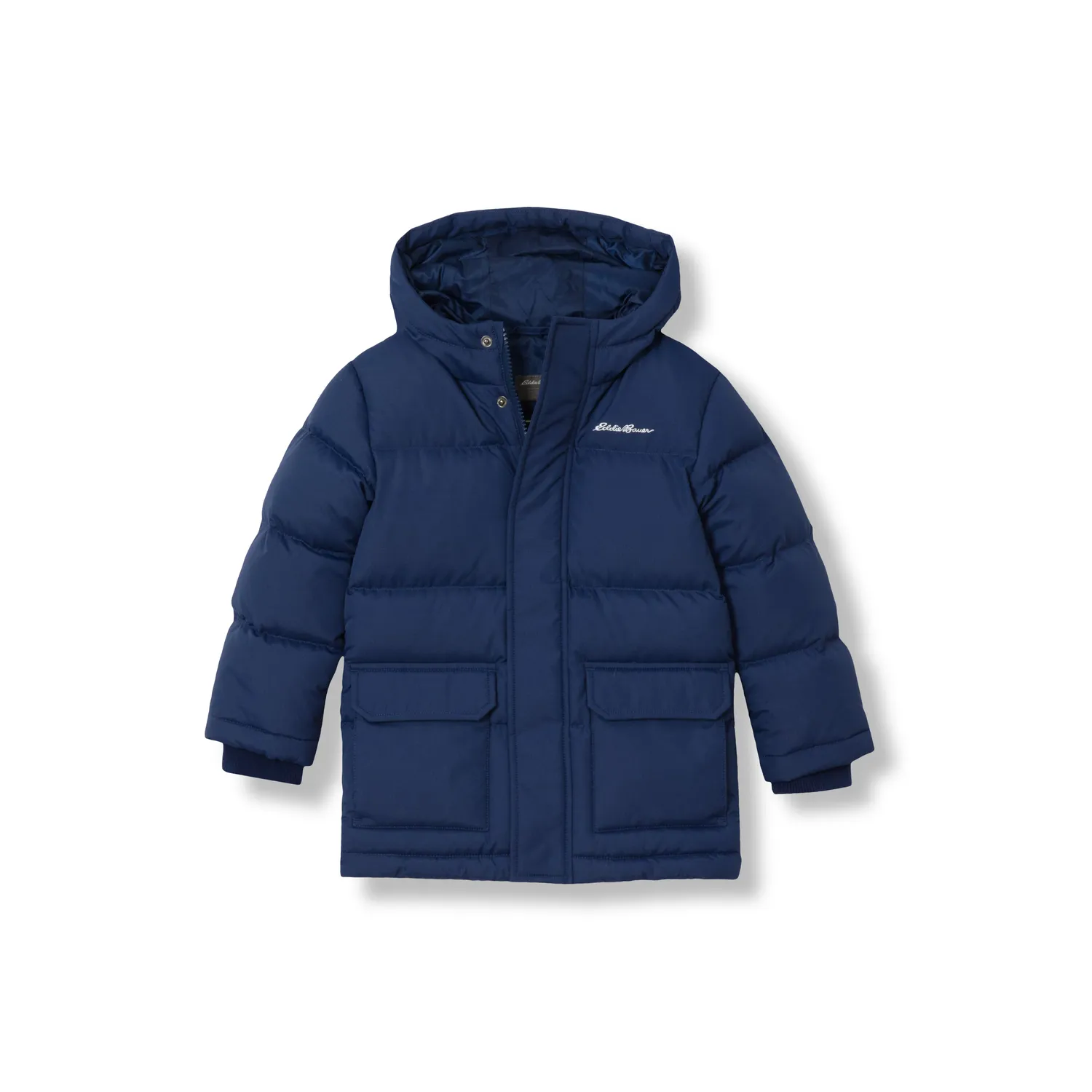 Eddie Bauer Cirruslite parka baieti neagra puf 2T