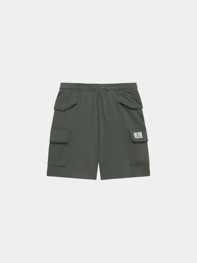 Alpha Industries Essential Cargo French Terry pantaloni scurti field gray cargo