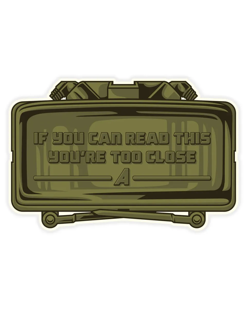 Arktis Personal Space sticker geam 11cm claymore