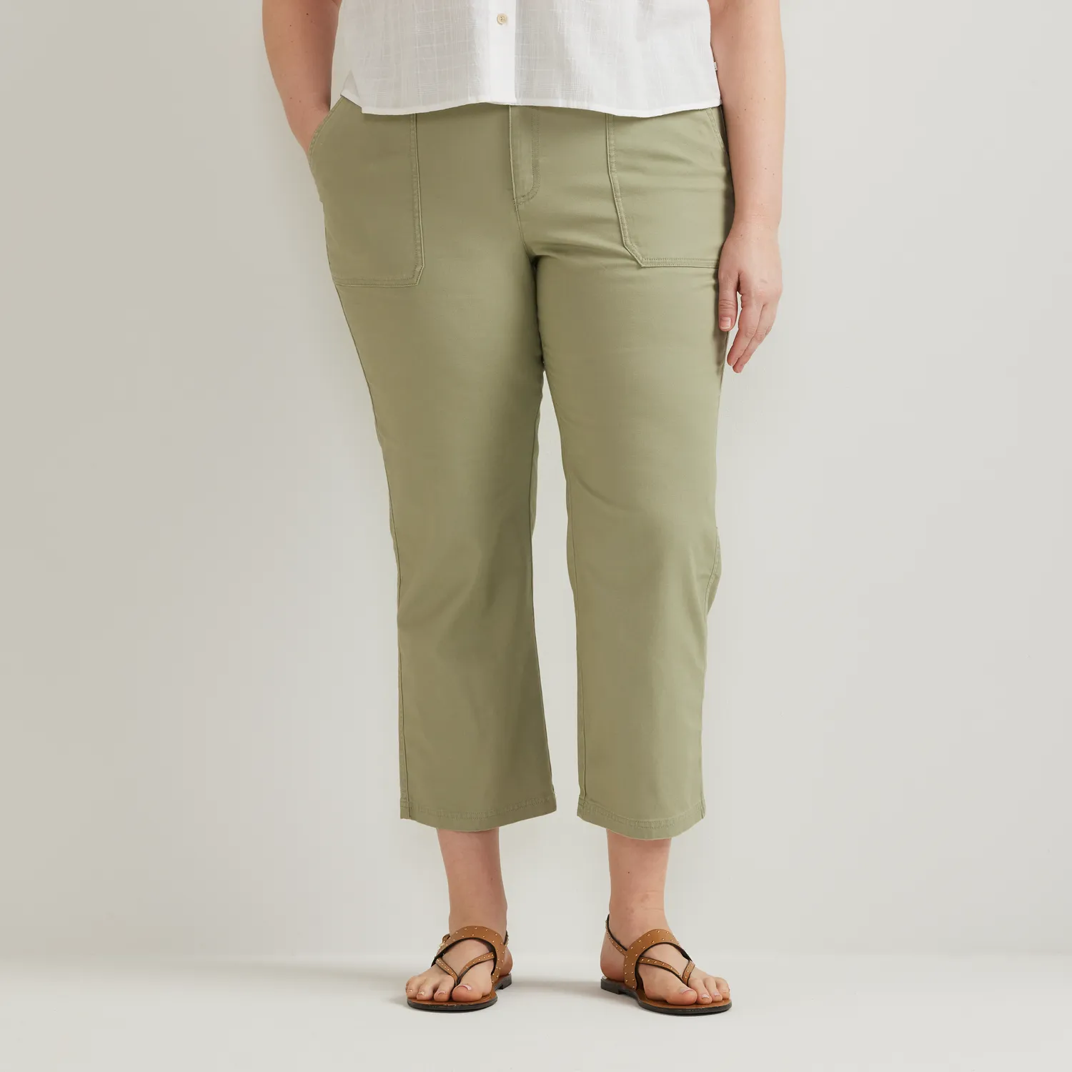 Eddie Bauer Utility Stretch pantaloni canvas dama Dusk
