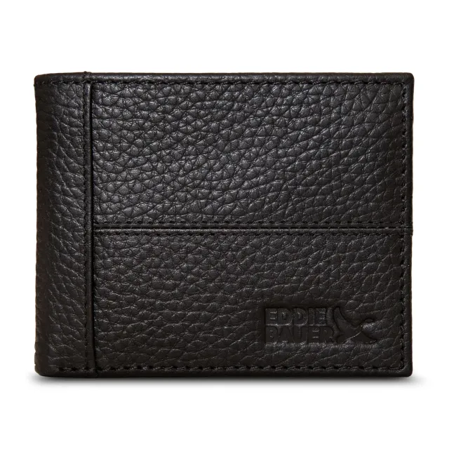 Eddie Bauer Extra Capacity Rugged portofel piele negru RFID