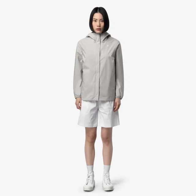 K-Way Marguerite Stretch Dot geaca dama bej impermeabila