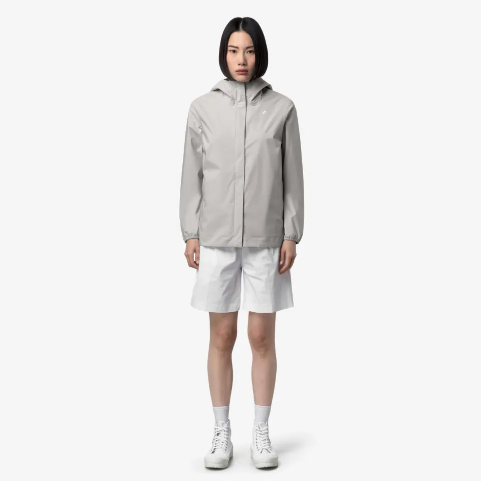K-Way Marguerite Stretch Dot geaca dama bej impermeabila