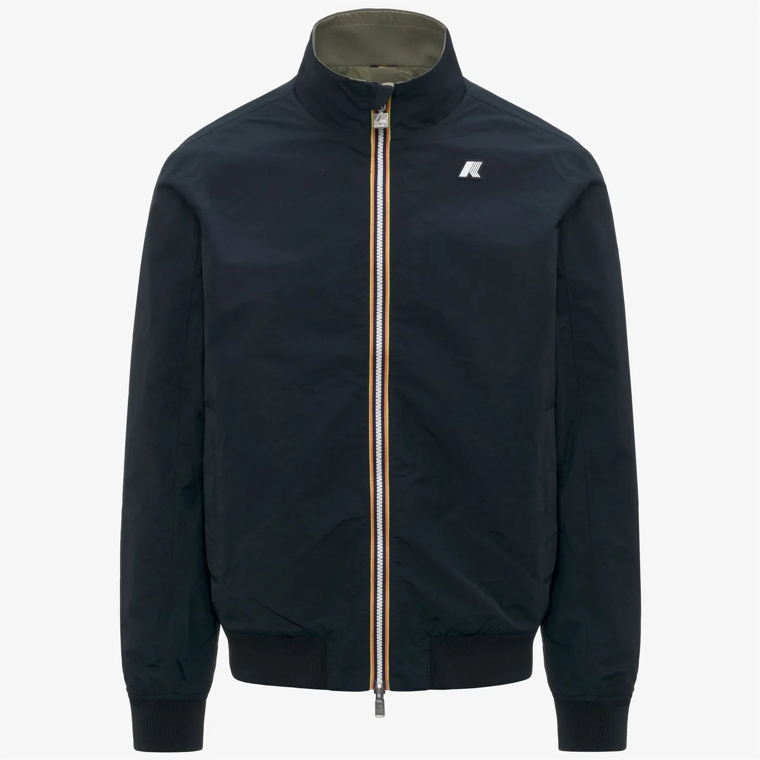 K-Way Arsene Cotton Double geacă bărbați albastru reversibilă