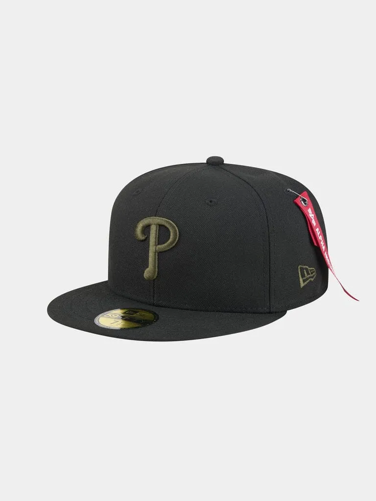 Alpha Industries Phillies 59FIFTY sapca fitted neagra