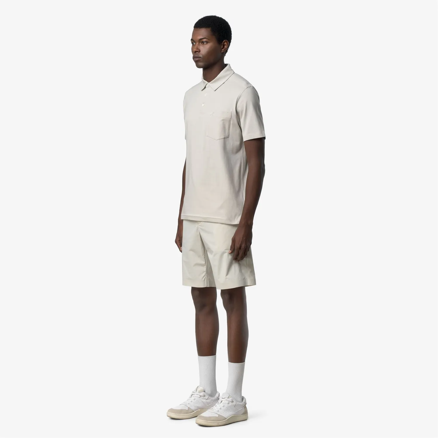 K-Way Vanoine Light Stretch Jersey polo barbati bej deschis