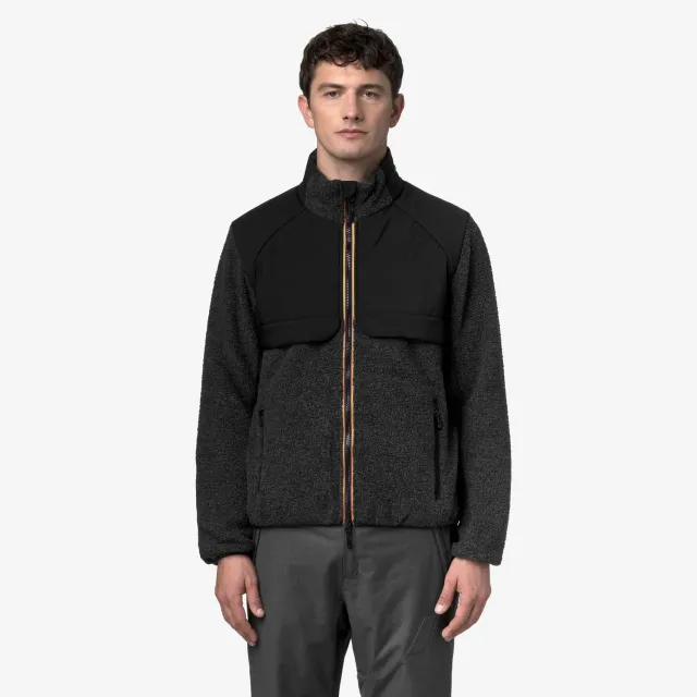 K-Way Bornes W Polar geaca fleece neagra barbati