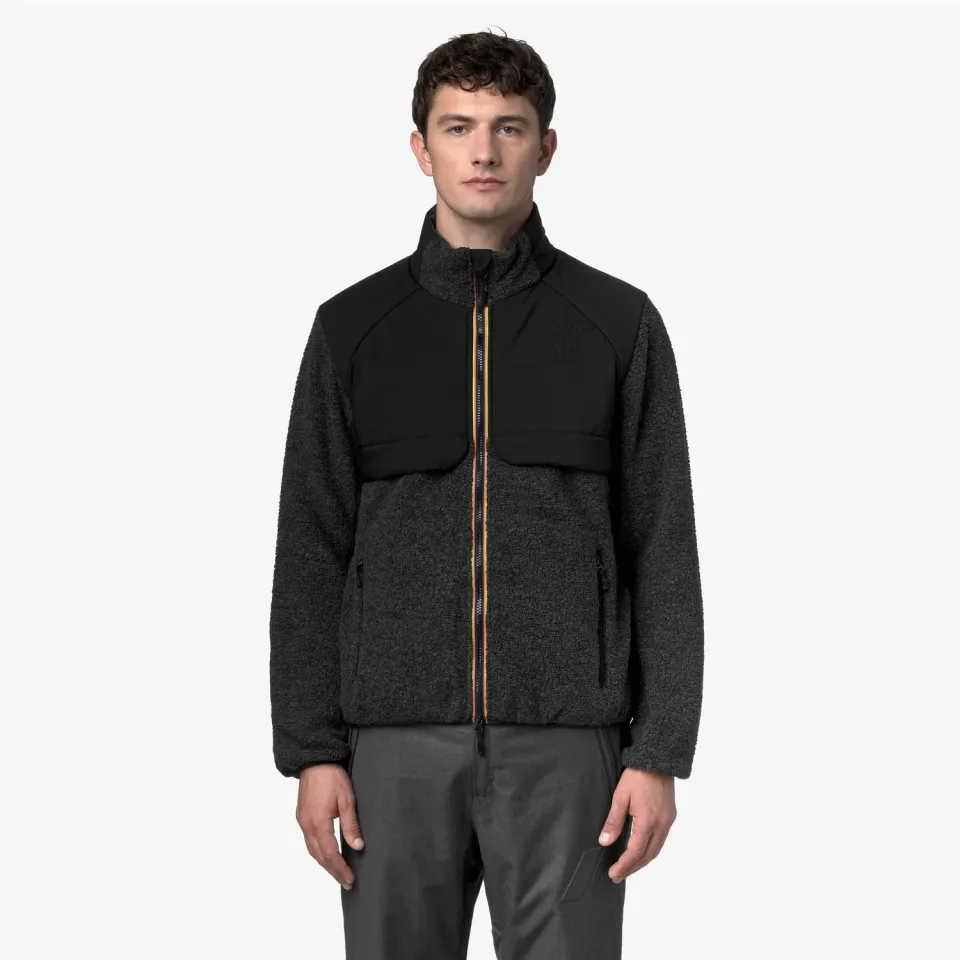 K-Way Bornes W Polar geaca fleece neagra barbati