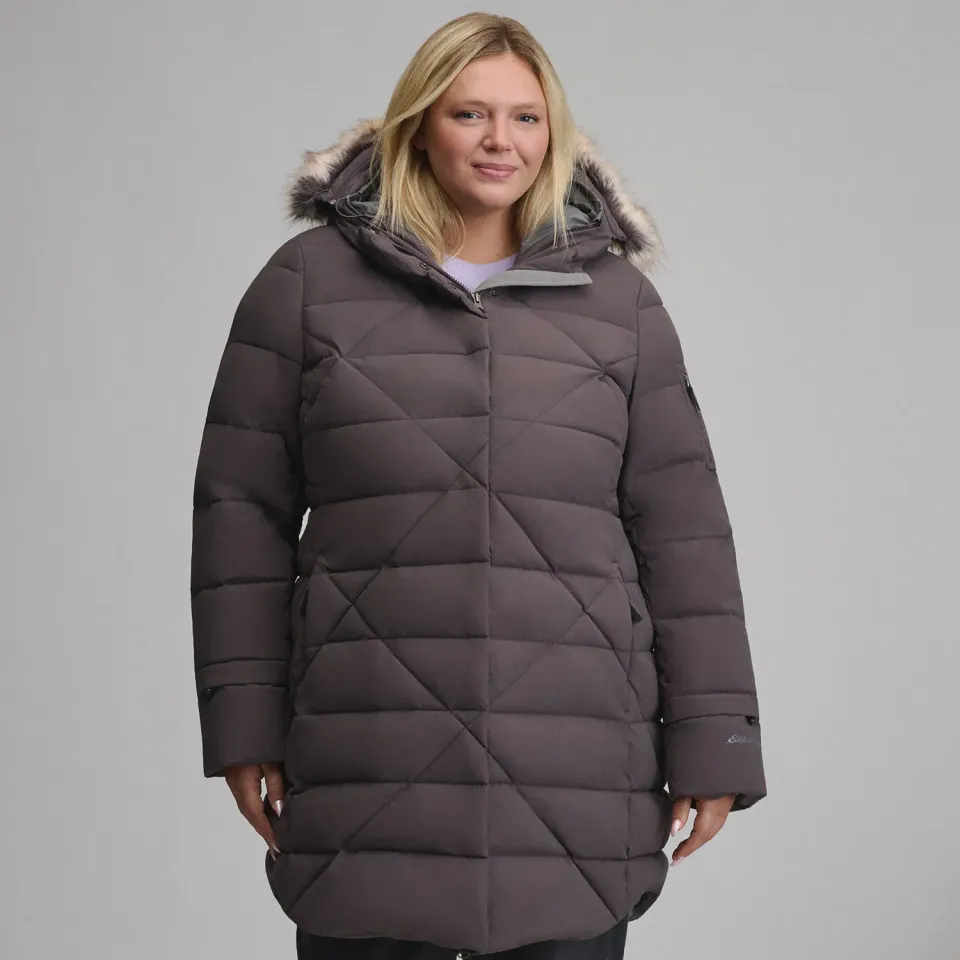 Eddie Bauer Sun Valley Frost parka dama Neagra cu puf