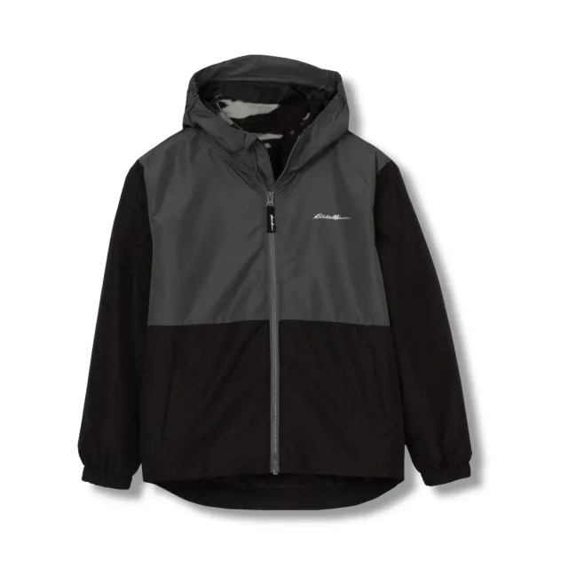Eddie Bauer Lone Peak 3-in-1 geacă băieți neagră impermeabilă