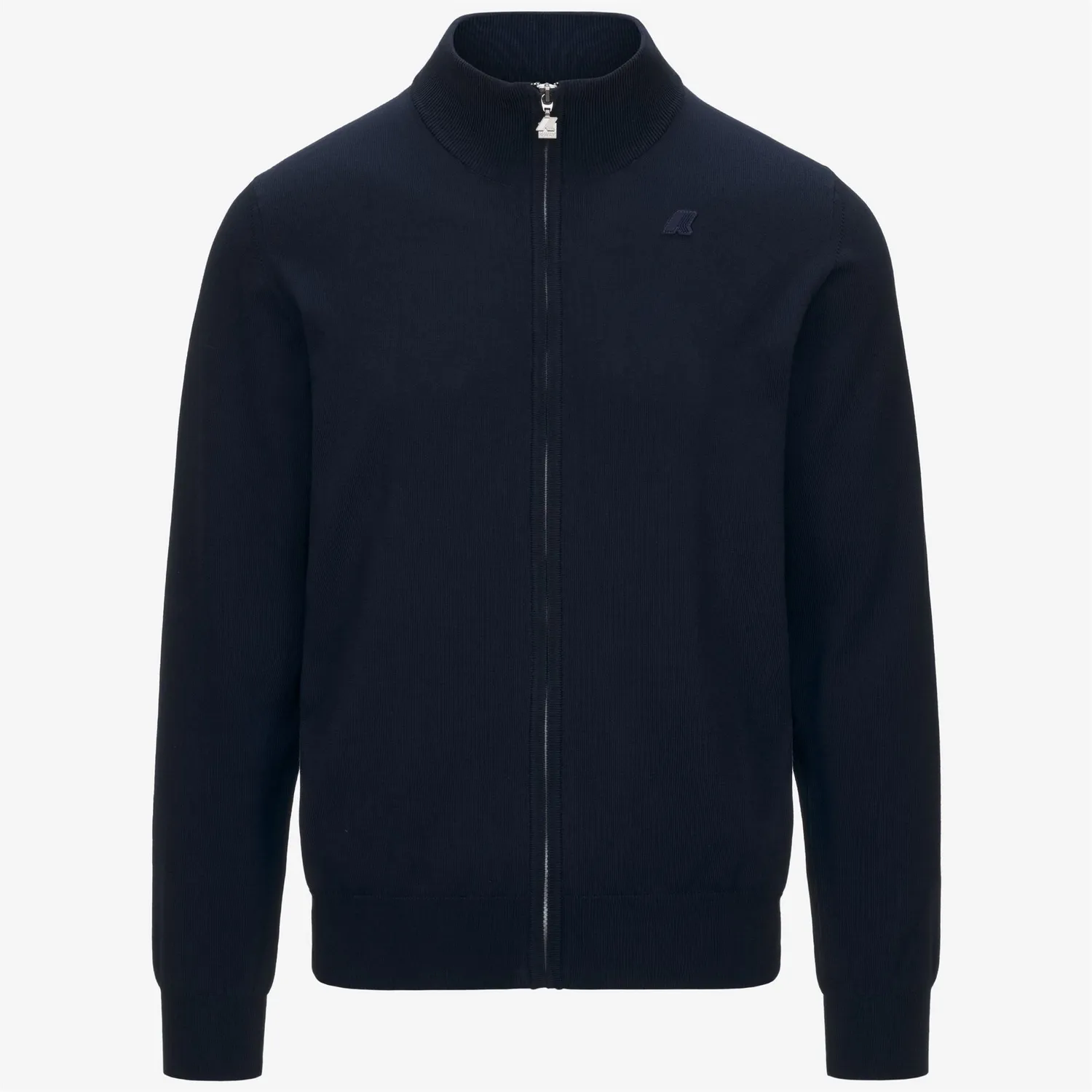 K-Way Finny Cotton cardigan barbati albastru zip antipilling