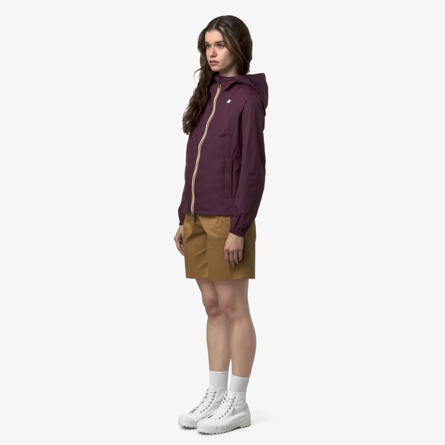 K-Way Lil 2.0 Plus.2 Double geaca dama mov reversibila