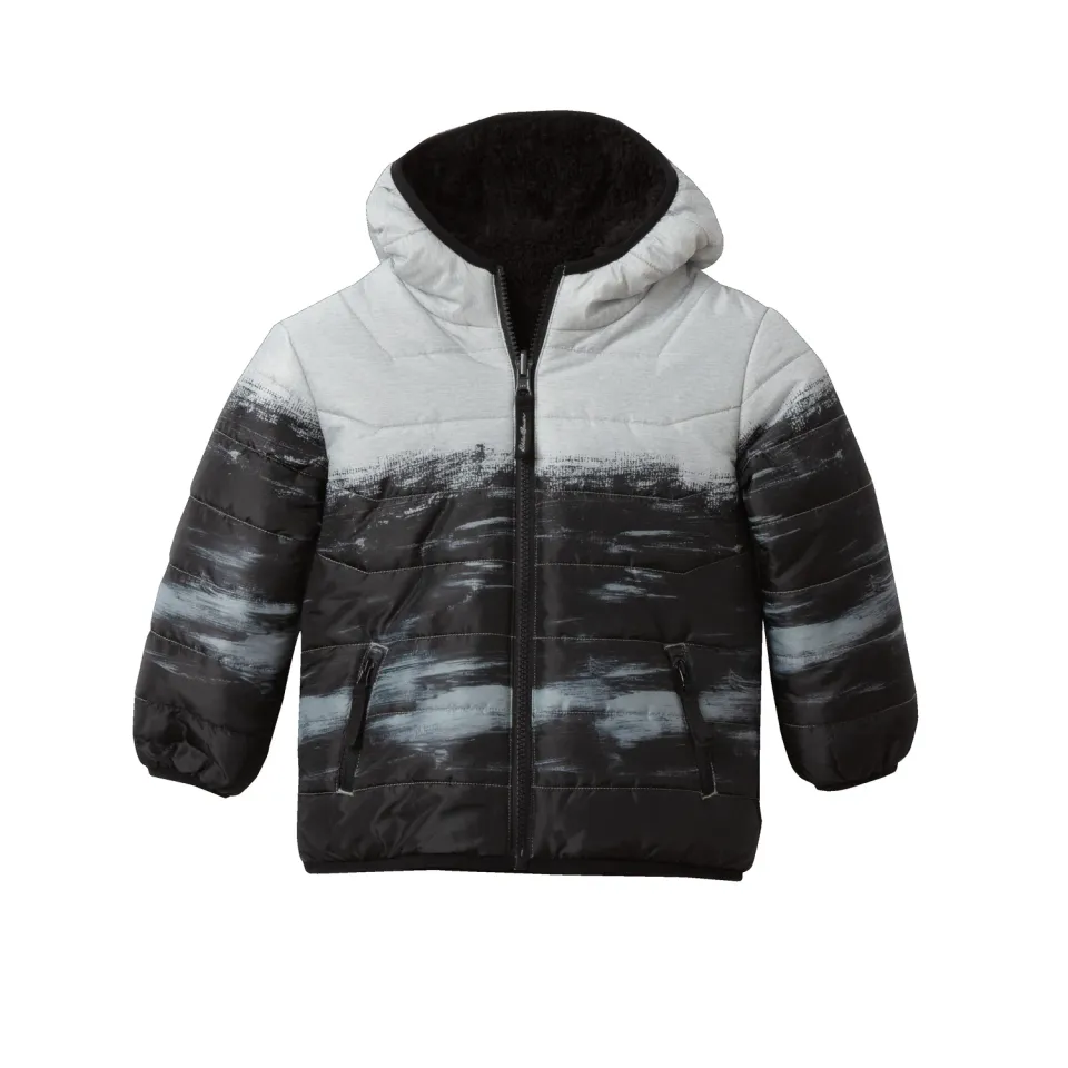 Eddie Bauer Deer Harbor geaca copii gri 2T reversibila