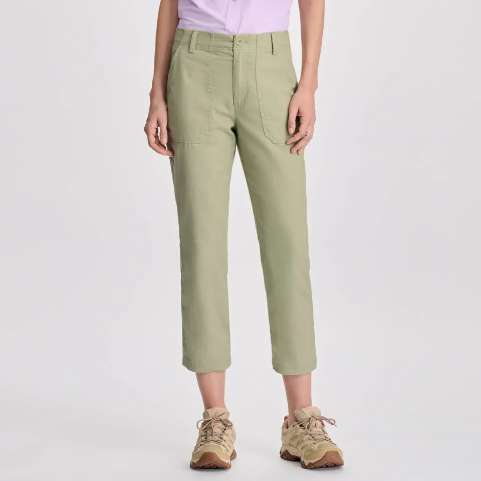 Eddie Bauer Utility Stretch pantaloni canvas dama Dusk