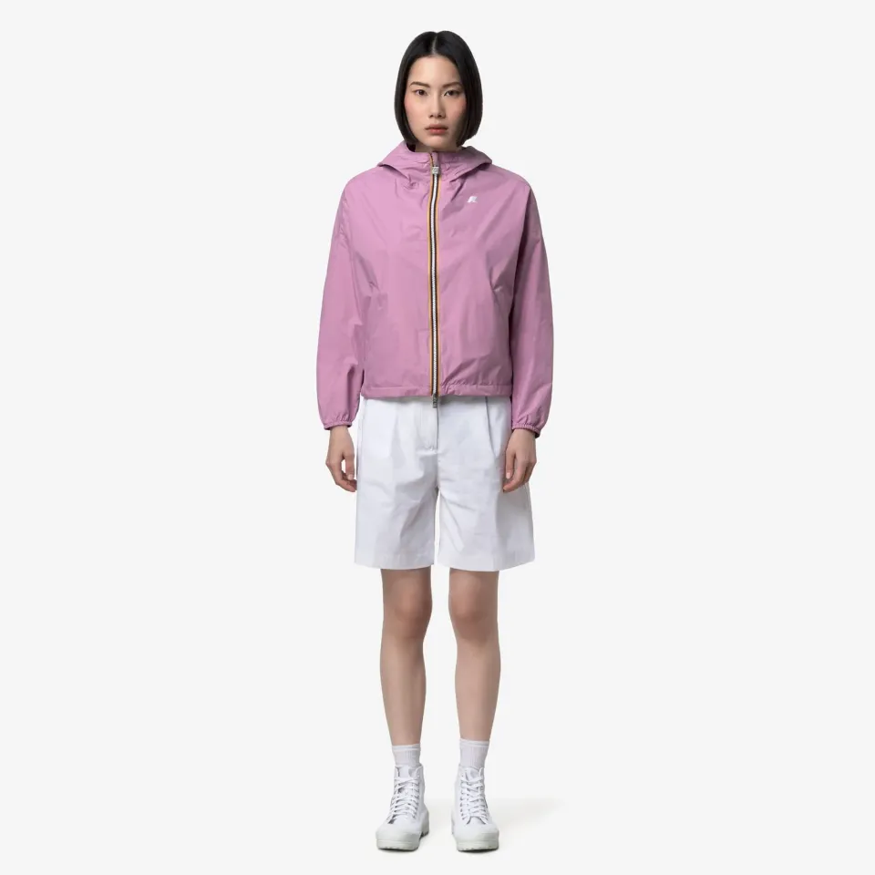 K-Way Laurette Plus.2 Double geacă scurtă damă violet reversibilă