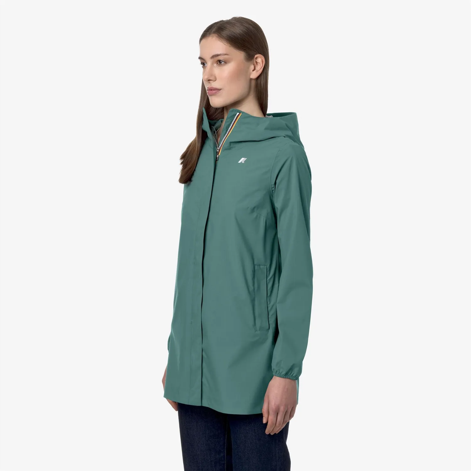 K-Way Sophie Stretch Dot geacă damă verde palmier