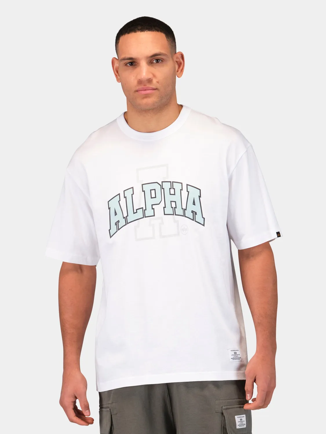 Alpha Industries Collegiate A tricou albastru replica blue