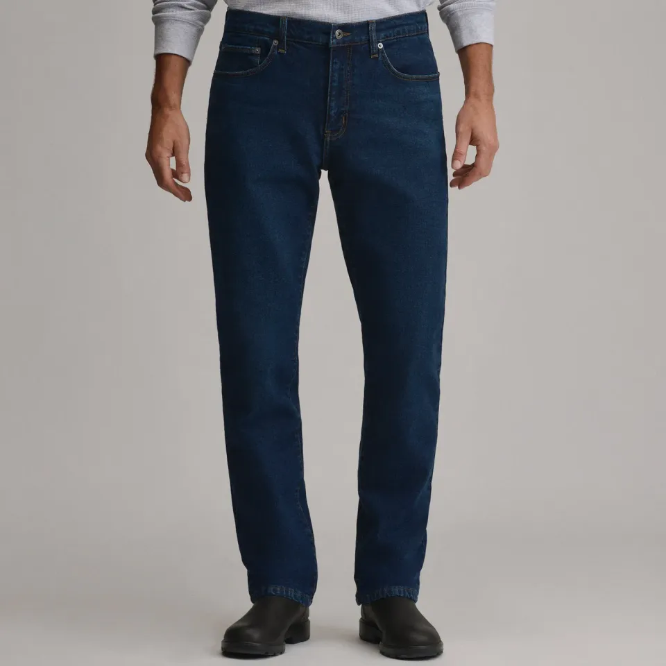 Eddie Bauer Eddie's Flex blugi termici bleumarin drepti