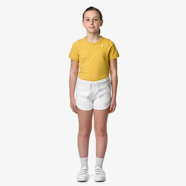 K-Way Rykielle Interlock pantaloni scurți fete White bumbac