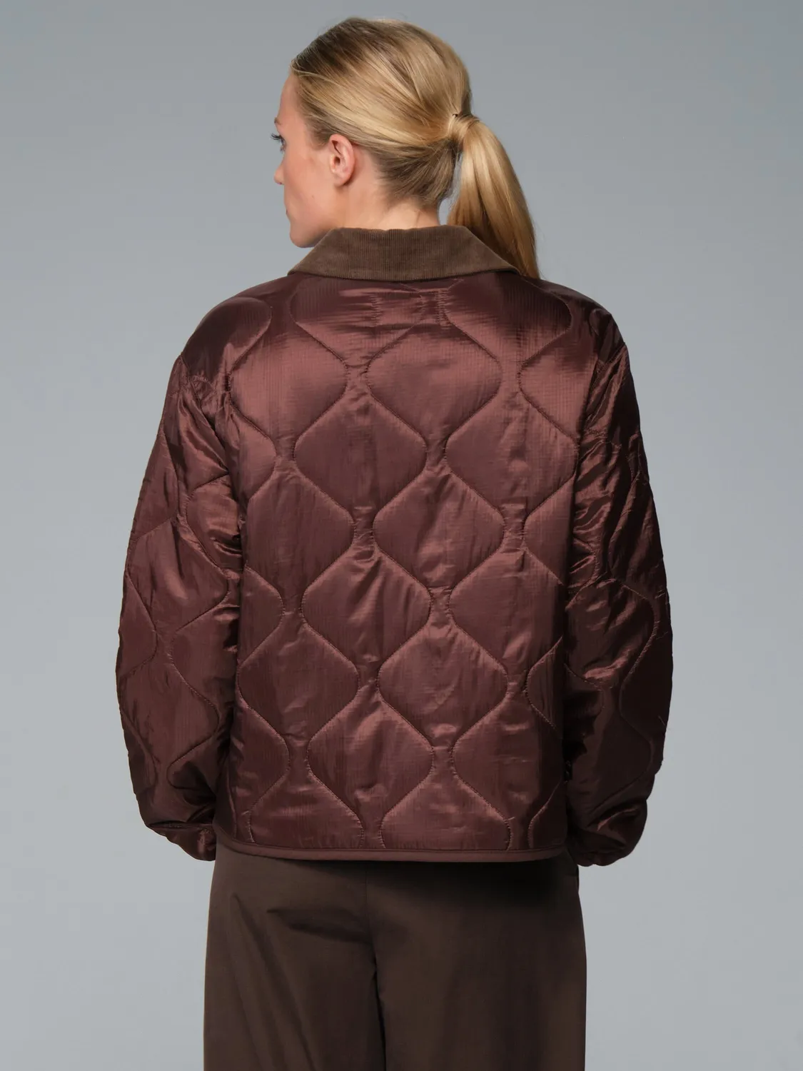 Alpha Industries Coast Liner geacă damă cocoa nailon
