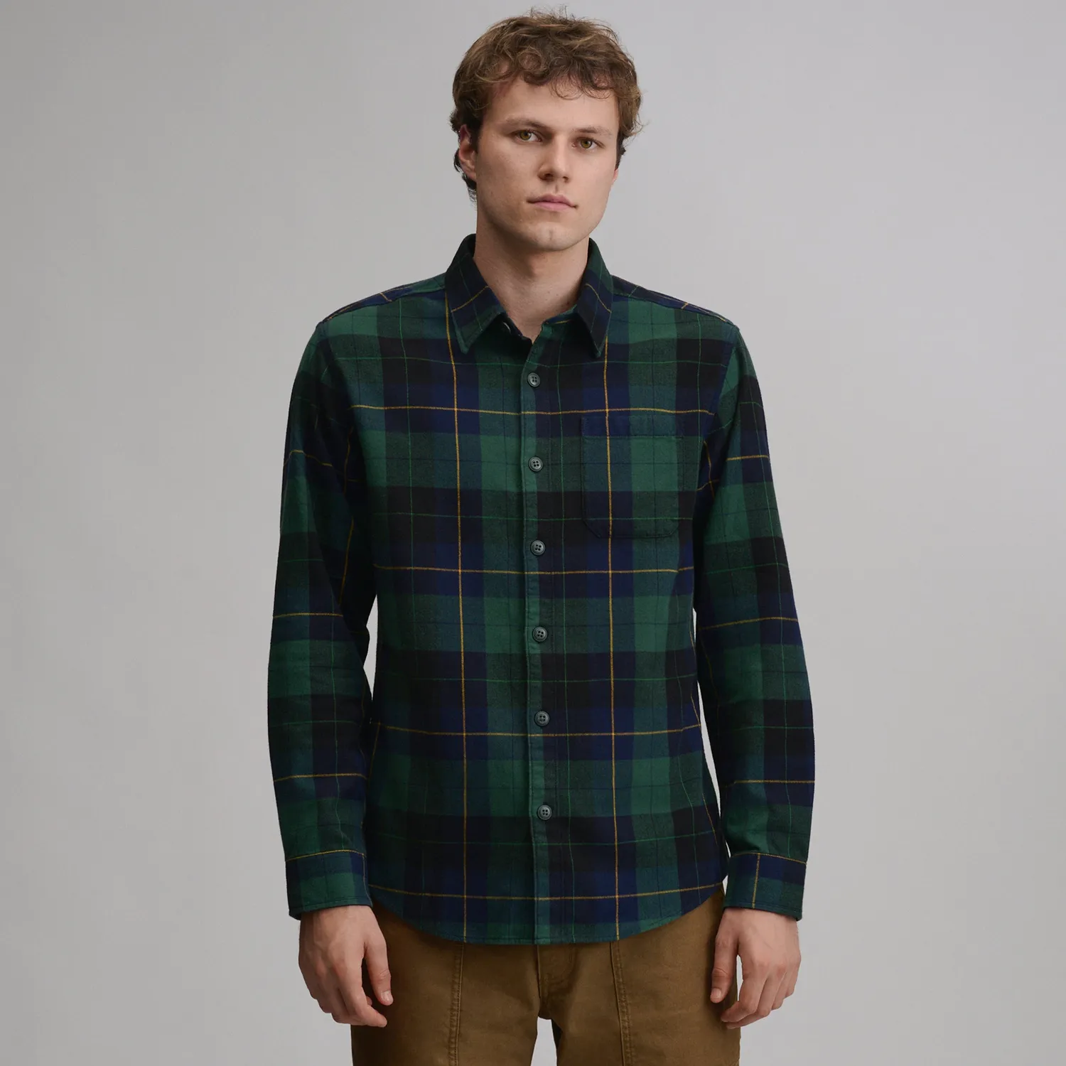 Eddie Bauer Eddie's Favorite camasa flanel Blackwatch bumbac
