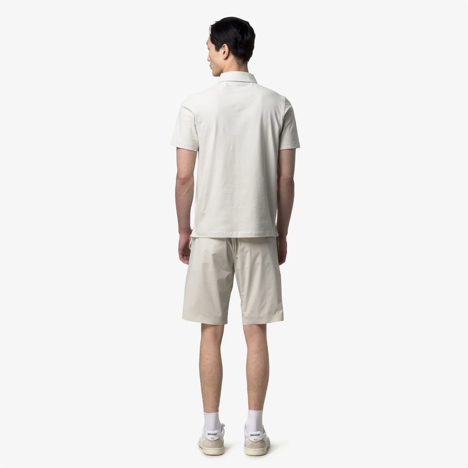 K-Way Ilton Light Tech pantaloni scurți Beige Lt elastici
