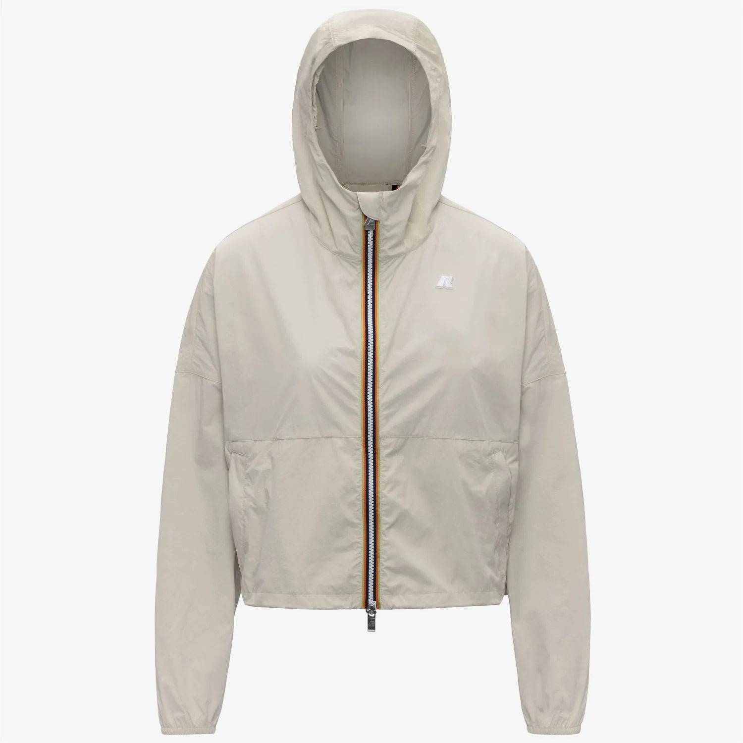 K-Way Gastonin Ultralight geaca dama bej cu gluga