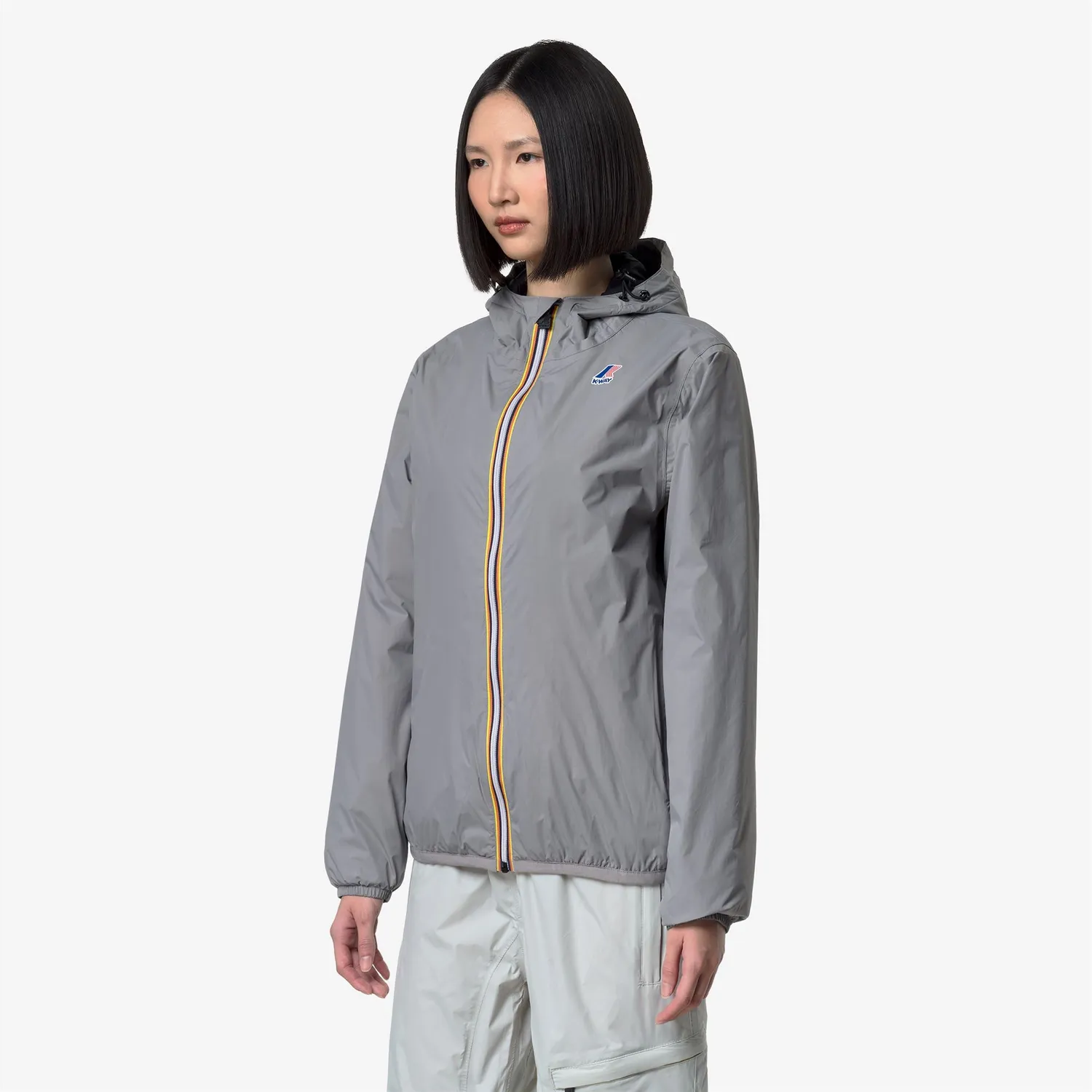 K-Way Le Vrai 4.0 Claude Warm geaca unisex gri impermeabila