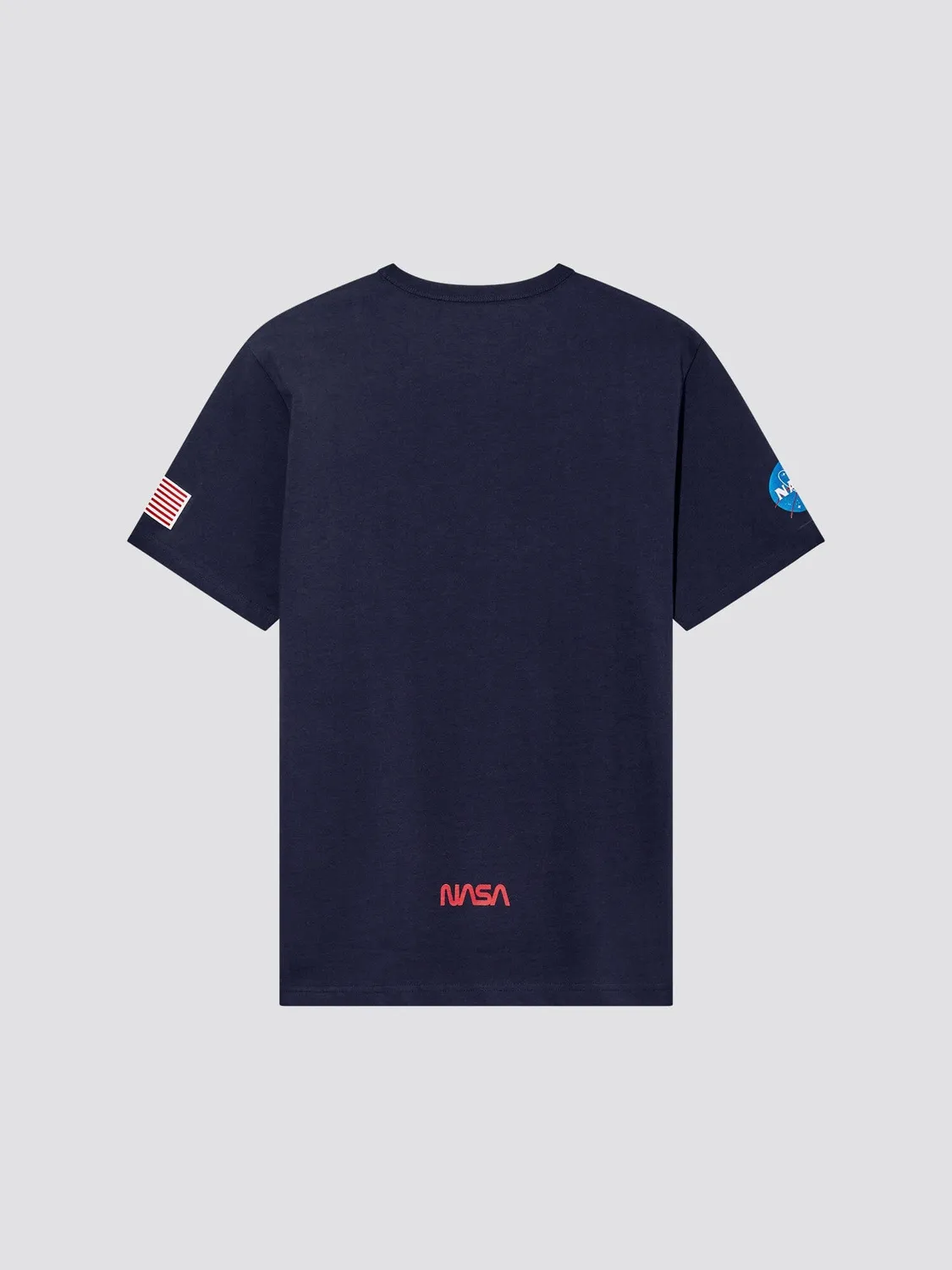 Alpha Industries NASA Worm tricou albastru graphic