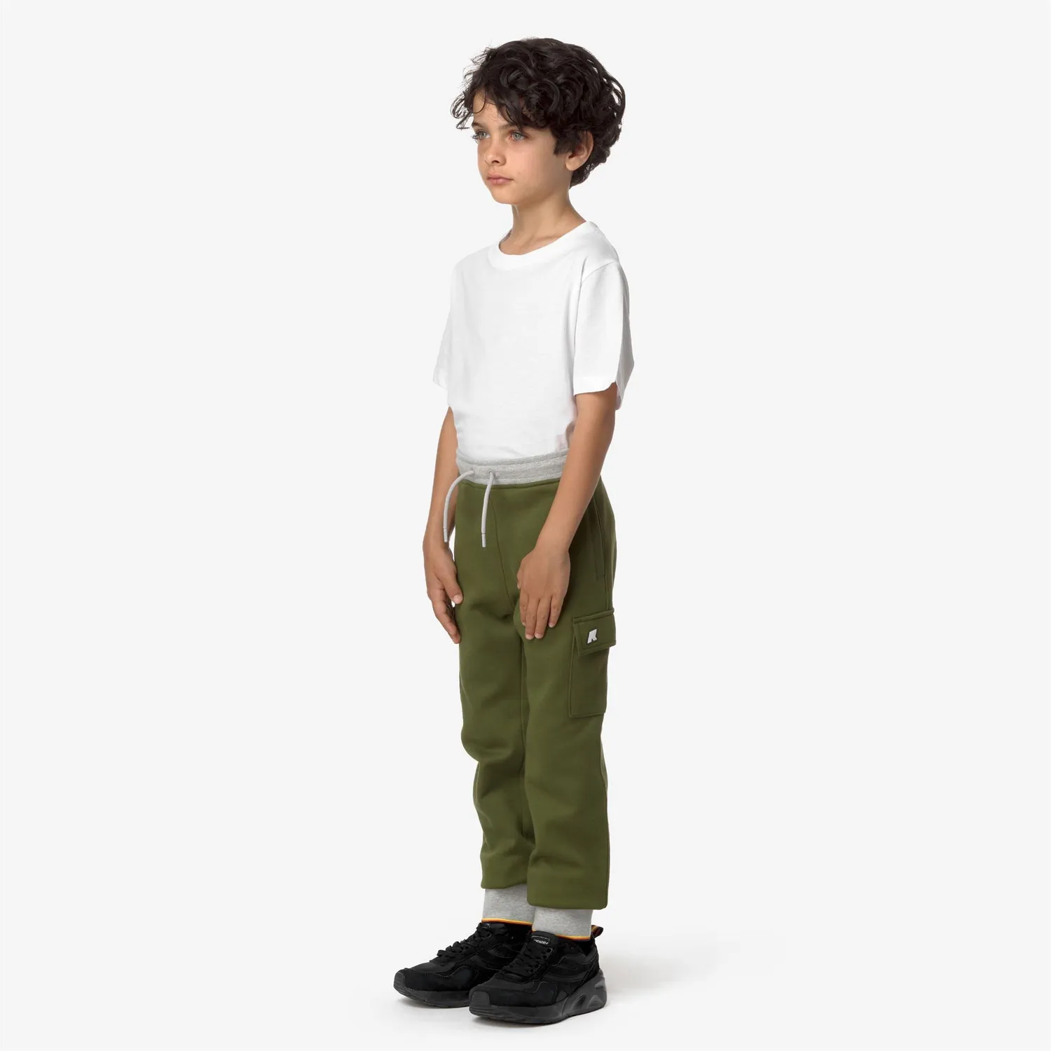 K-Way P. Mick Stripes pantaloni băieți verzi