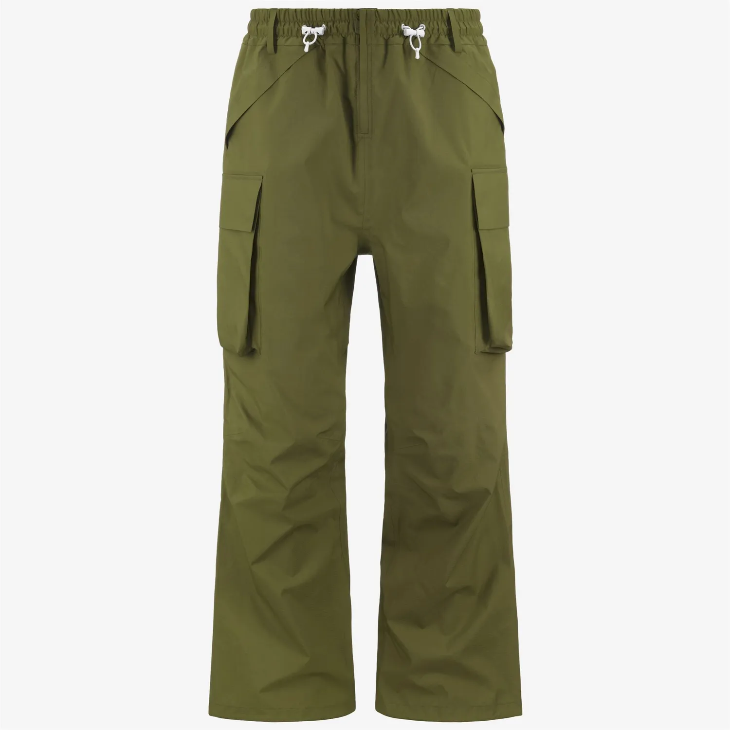 K-Way Ed-Shell pantaloni sport unisex verde impermeabili